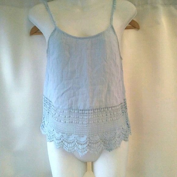 Forever 21 Sleeveless Cropped Blouse, S - Picture 1 of 5